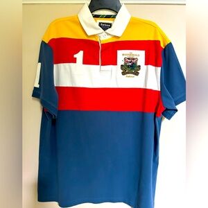 Barbour Polo Club shirt. 100% cotton. Household Cavalry Limited Edition. Sz XXL